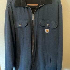Carhartt Men's Dark Blue Shirt Jacket